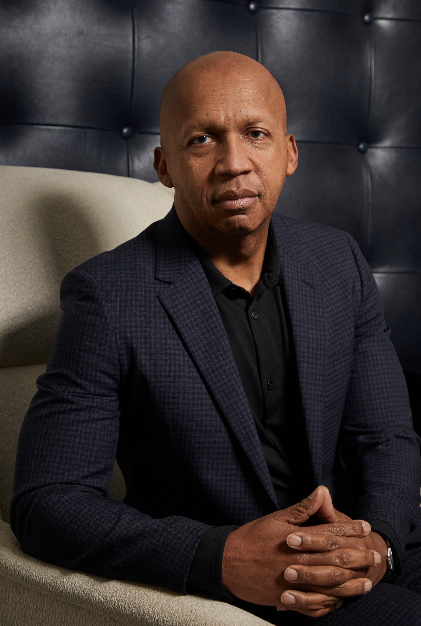 Bryan Stevenson in a dark suit